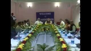 PM Modi meets Tripura CM Manik Sarkar and the Council of Ministers of Tripura [upl. by Ordnazil]