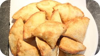 SAMOSA Tutorial  Indische Teigtaschen  SannyKaur [upl. by Nylssej313]