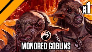 Monored Goblins  2022 AFR Standard  MTG Arena [upl. by Xena392]