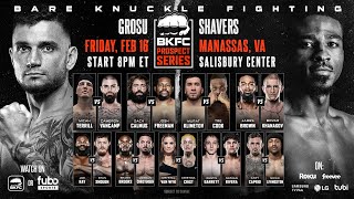 Free Full Event BKFC Fight Night Prospects Manassas [upl. by Hamirak]