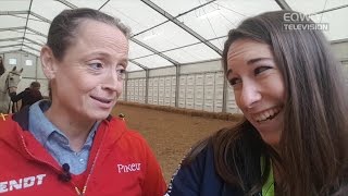 Interview mit Isabell Werth auf der EQUITANA 2017  EQWOtv [upl. by Iaoh]