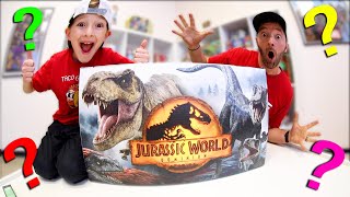 Father amp Son TOY BOX MEGA SURPRISE  Jurassic World 3 [upl. by Orme]