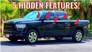 5 HIDDEN FEATURESYOU DIDNT KNOW 2022 Ram 1500 [upl. by Matteo]