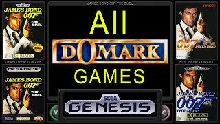 Sega Genesis Evolution of All Domark Games [upl. by Johppa598]