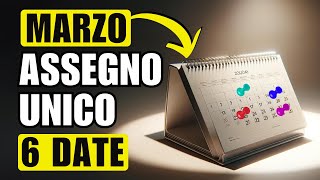 ASSEGNO UNICO MARZO 6 DATE di PAGAMENTO [upl. by Aicetel347]