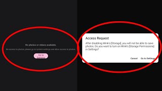Wink App Fix Access Request amp No photos or videos available Problem Solve [upl. by Otto]
