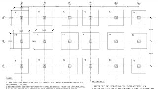 DRAWING STUDY OF FOOTING LAYOUT amp RCC DETAIL OF G2 BUILDING [upl. by Tahpos]