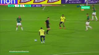 ECUADOR vs BOLIVIA ¡IBA A SER OTRO GOLAZO ESTUPIÑÁN LA MANDÓ AL PALO  CLASIFICATORIAS 2026 🇪🇨⚽🇧🇴 [upl. by Cela]