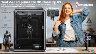 ➡️Test de la nouvelle version de l’imprimante 3D ultra rapide Creality K1 [upl. by Quickel]