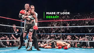 🔥The Greatest EVER… Combo Knockout Machine  Ray Leonard [upl. by Ahcsat]