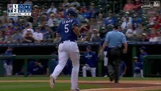 Corey Seager 2run Home Run 372023 [upl. by Baptiste]