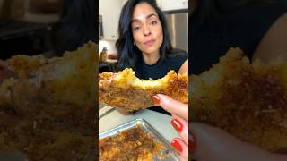 Crispy Parmesan Smashed Potatoes 🔥 easyrecipes partyinmouth [upl. by Coppinger]