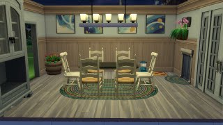 The Sims 4 Maxis  Rooms ep 306 Small Town Big Bites CampD [upl. by Worlock]