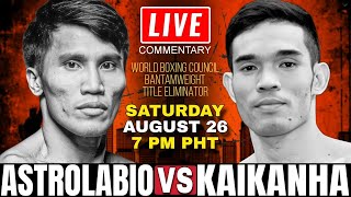 🔴LIVE Vincent Astrolabio vs Nawaphon Kaikanha Full Fight Commentary  WBC Bantamweight Eliminator [upl. by Thirion3]