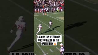 LaJohntay Wester GOES THE DISTANCE 🔥 76Yard Punt Return TD  Colorado vs Utah [upl. by Noisla]