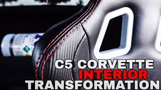 Transforming The C5 Corvette Z06s Interior  Corbeau Evo X Seat Review [upl. by Akinek]