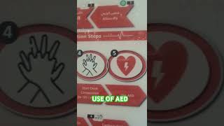 AED CPR BLS FIRSTAID lifesavingskills basiclifesupport masjidnabawi MADINA safetyfirst ksa [upl. by Ecinehs]