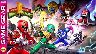 MIGHTY MORPHIN POWER RANGERS GAME GEAR [upl. by Eckel]