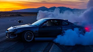 720hp Rb26 S15 Silvia Street Drift Sunset 🌅 Part 1  vertical 4K [upl. by Nert]