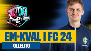 EMkval Dag 12 Sverige Ollelito FC24 eEURO2024 [upl. by Yardna]