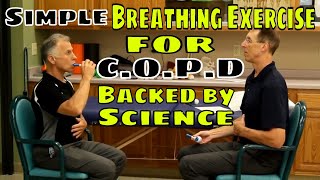 Simple Breathing Exercise for COPD Backed by Science [upl. by Shauna]