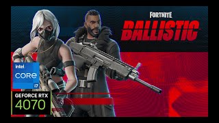 Fortnite Ballistic  RTX 4070  i7 14700HX  MSI Crosshair 16  1600p  Ultra [upl. by Bowerman]