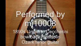 Innamorata Dean Martin song on 1890s Italian mandolin amp tenor guitar instrumental cover [upl. by Calica]