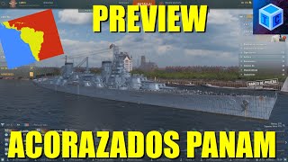 World Of warships Español Noticias  Preview nuevos acorazados panamericanos [upl. by Uolymme164]