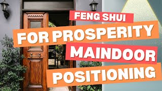 Feng Shui Solutions for Prosperity and Peaceful Living  Main Door [upl. by Anilrac]