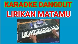 LIRIKAN MATAMU KARAOKE  A RAFIQ [upl. by Bilek547]