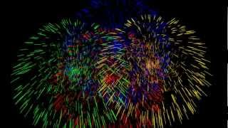 Multiple Firework animation [upl. by Irolav]