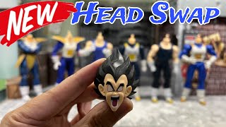 HEAD SWAP SH Figuarts Vegeta 24000 Power Level [upl. by Brinkema]