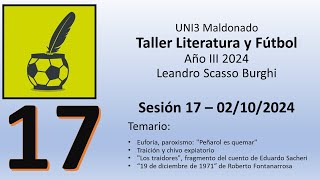 Literatura y Fútbol Sesión 17 [upl. by Nrojb]