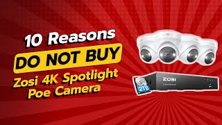 DONT BUY Zosi 4K Spotlight Poe Camera BEFORE WATCHING THIS VIDEO 😱🚫 [upl. by Odoric]