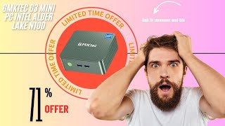 GMKtec G3 Mini PC Intel Alder Lake N100 Full Review🔥👌 [upl. by Baler]