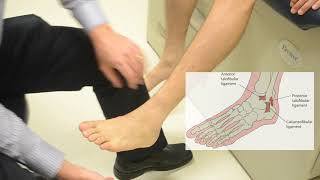 Anterior Drawer  Ankle ATFL [upl. by Nerak]