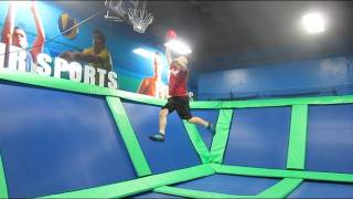 Trampoline Basketball GoPro [upl. by Iviv]