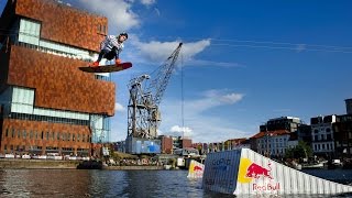 Urban Ocean Wakeboarding in Belgium  Red Bull Streamline 2014 [upl. by Melinde941]