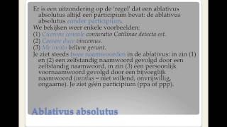 Latijn de ablativus absolutus uitleg [upl. by Rosenkrantz]