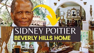 Sidney Poitier  House Tour  Actor SIDNEY POITIER Beautiful Residence in Beverly Hills [upl. by Krista]