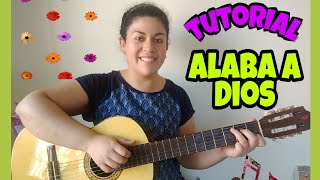 ✴️Alaba a Dios✴️Danny Berrios Tutorial Guitarra [upl. by Dnomayd]