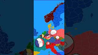 Polska vs Niemcy w świetnej animacji countryballs mapper shorts [upl. by Alac]