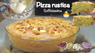 PIZZA RUSTICA SOFFICISSIMA DI PASQUA con Impasto molle BUONISSIMA ANCHE FREDDA [upl. by Yrag]