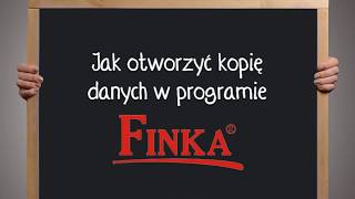 Jak odtworzyć kopię danych w programie FINKA [upl. by Lynd785]