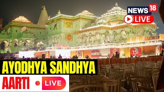 Ayodhya Ram Mandir Aarti Live  Live Aarti At Ram Mandir Ayodhya  Ram Lalla Aarti  N18L  LIVE [upl. by Lindy224]