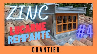 Habillage de lucarne rampante en ZINC 44 [upl. by Iman482]