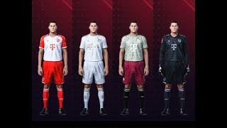 BAYERN MUNICH KITS PACK 20232024 FOR PES 2021SIDER amp CPK [upl. by Nahrut652]