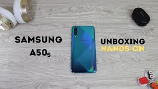 Samsung A50s Unboxing amp Handson Indonesia [upl. by Leatri]