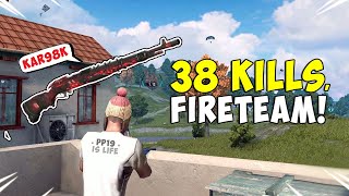 quot38 KILLS Insane Fireteam Winquot ROS Sniper Gameplay [upl. by Idur]