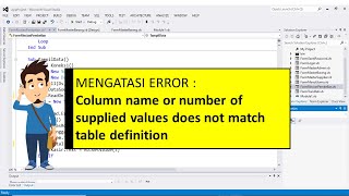 Mengatasi Error Column name or number of supplied values does not match table definition [upl. by Calan]